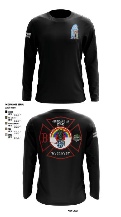 DDT 20743334 Long Sleeve Performance Shirt - 1