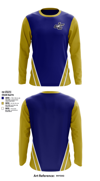 Juniata College TF Track and Field 16231717 Long Sleeve Performance Shirt - 1