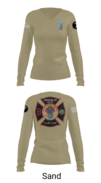 DDT 20743334 Women's Long Sleeve V-neck Shirt - 42