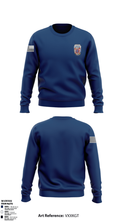 Old Washington Fire Department 44188608 Crew Neck Sweatshirt - 1