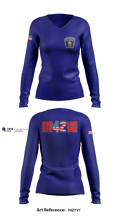 Boston Fire Department Engine-42 59280094 Women's Long Sleeve V-neck Shirt - 3