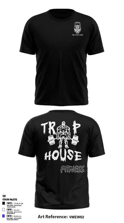 Trap House Fitness 35010693 Short Sleeve Performance Shirt - 3