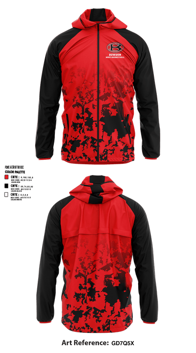 Bowdon High School Basketball 20321730 Windbreaker - 1