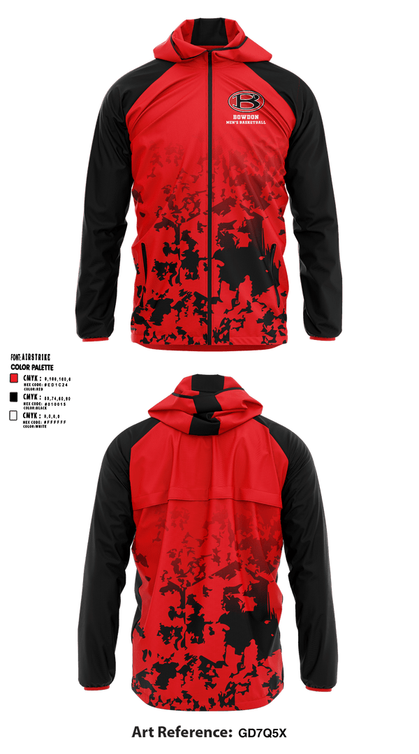Windbreaker, Bowdon High School Basketball, Men's Basketball, Teamtime, Team time, sublimation, custom sports apparel, team uniforms, spirit wear, spiritwear, sports uniforms, custom shirts, team store, custom team store, fundraiser sports, apparel fundraiser