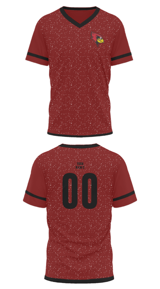 Mens Soccer Jersey, Redbirds Soccer, Men's Soccer, Teamtime, Team time, sublimation, custom sports apparel, team uniforms, spirit wear, spiritwear, sports uniforms, custom shirts, team store, custom team store, fundraiser sports, apparel fundraiser