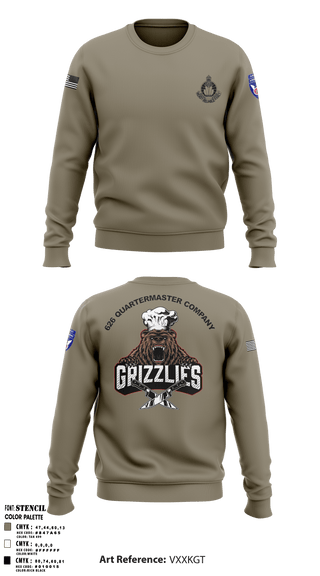 Crew Neck Sweatshirt, , Army, Teamtime, Team time, sublimation, custom sports apparel, team uniforms, spirit wear, spiritwear, sports uniforms, custom shirts, team store, custom team store, fundraiser sports, apparel fundraiser
