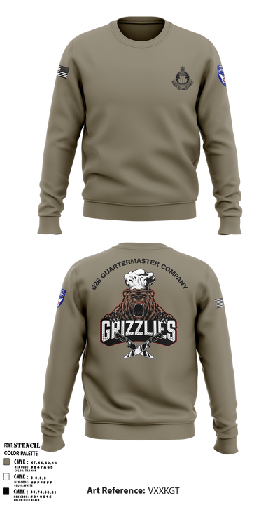 626 Quartermaster Company 65274305 Crew Neck Sweatshirt - 1