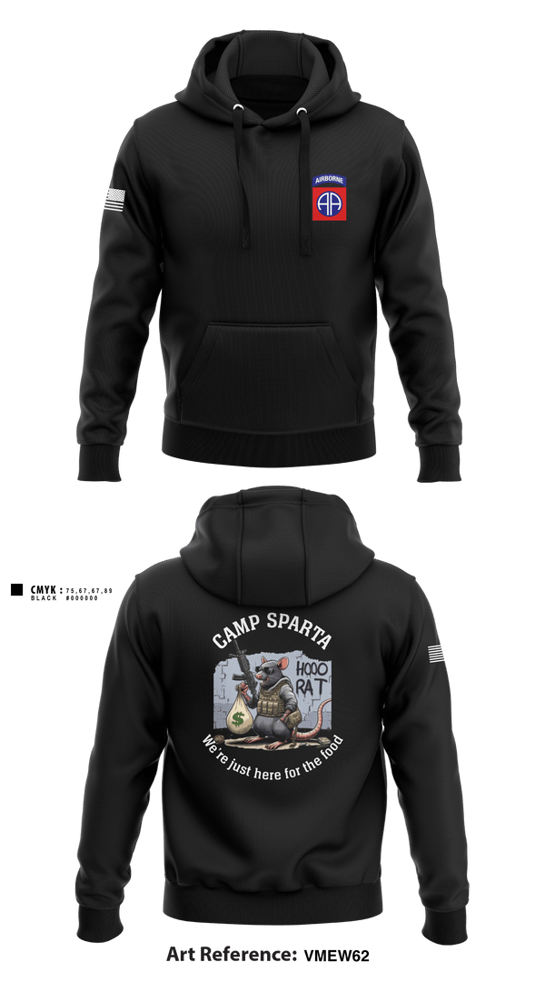 Hoodie, 82nd, Army, Teamtime, Team time, sublimation, custom sports apparel, team uniforms, spirit wear, spiritwear, sports uniforms, custom shirts, team store, custom team store, fundraiser sports, apparel fundraiser