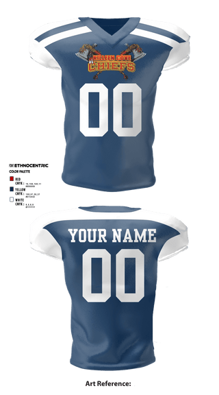 Football Jersey, Copperas Chiefs, Football, Teamtime, Team time, sublimation, custom sports apparel, team uniforms, spirit wear, spiritwear, sports uniforms, custom shirts, team store, custom team store, fundraiser sports, apparel fundraiser