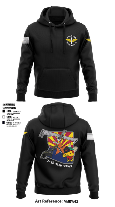 Bravo Company, 2-13th AVN REGT 30598142 Hoodie - 51