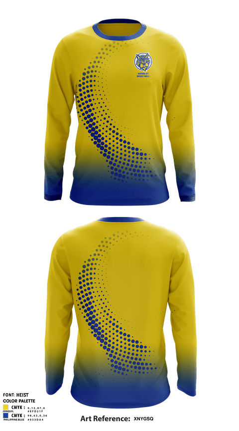 Long Sleeve Shooting Shirt, Humboldt High School Basketball, Men's Basketball, Teamtime, Team time, sublimation, custom sports apparel, team uniforms, spirit wear, spiritwear, sports uniforms, custom shirts, team store, custom team store, fundraiser sports, apparel fundraiser
