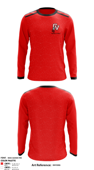 Long Sleeve Performance Shirt, Big Reds, Track & Field, Teamtime, Team time, sublimation, custom sports apparel, team uniforms, spirit wear, spiritwear, sports uniforms, custom shirts, team store, custom team store, fundraiser sports, apparel fundraiser