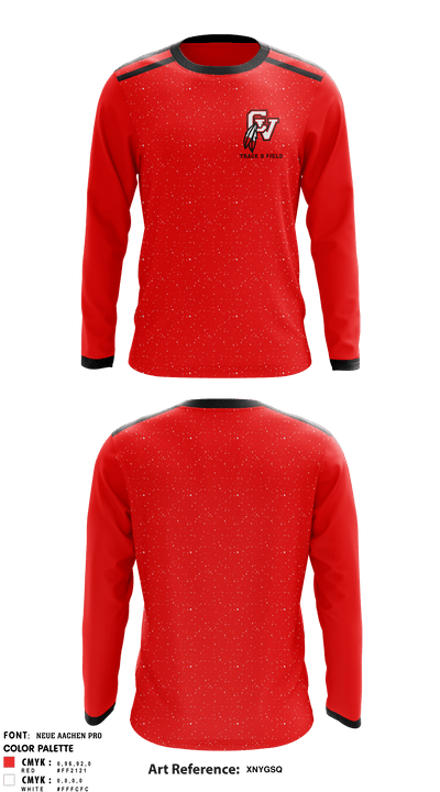 Big Reds 457839852 Long Sleeve Performance Shirt - 1