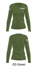 E Flight 75066901 Women's Long Sleeve V-neck Shirt - 40