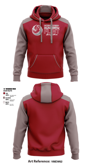 Hoodie, International Academy of Flint, Spirit Store, Teamtime, Team time, sublimation, custom sports apparel, team uniforms, spirit wear, spiritwear, sports uniforms, custom shirts, team store, custom team store, fundraiser sports, apparel fundraiser