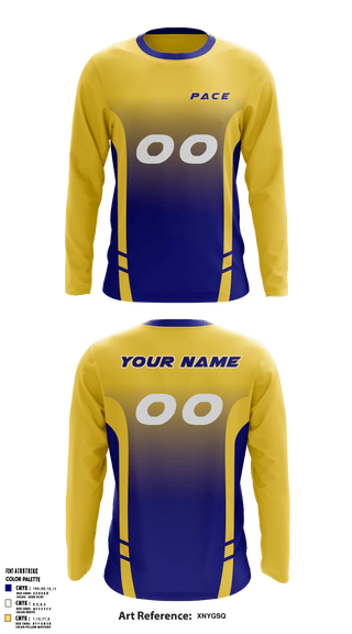 Long Sleeve Performance Shirt, PACE, Men's Volleyball, Teamtime, Team time, sublimation, custom sports apparel, team uniforms, spirit wear, spiritwear, sports uniforms, custom shirts, team store, custom team store, fundraiser sports, apparel fundraiser