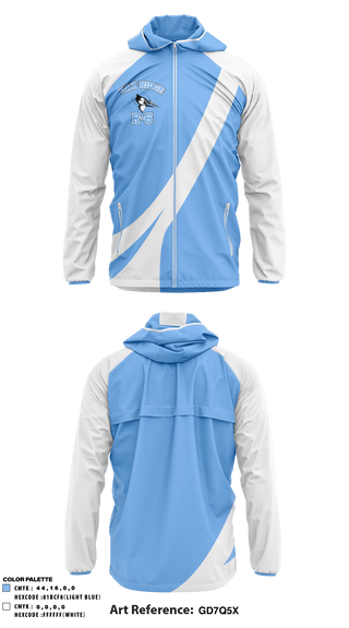 Windbreaker, Oak Ridge R-6 High School, Spirit Store, Teamtime, Team time, sublimation, custom sports apparel, team uniforms, spirit wear, spiritwear, sports uniforms, custom shirts, team store, custom team store, fundraiser sports, apparel fundraiser