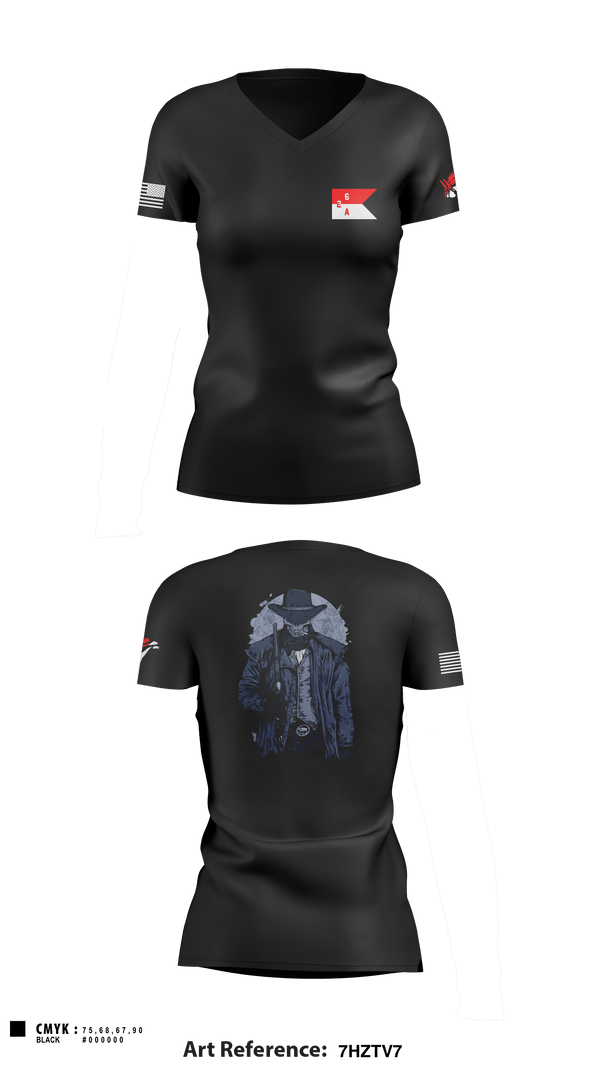 Women's Short Sleeve Vneck Shirt, 2-6 Cav A Trp, Army, Teamtime, Team time, sublimation, custom sports apparel, team uniforms, spirit wear, spiritwear, sports uniforms, custom shirts, team store, custom team store, fundraiser sports, apparel fundraiser