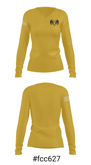 Women's Long Sleeve Vneck Shirt, Randallstown High School Basketball, Men's Basketball, Teamtime, Team time, sublimation, custom sports apparel, team uniforms, spirit wear, spiritwear, sports uniforms, custom shirts, team store, custom team store, fundraiser sports, apparel fundraiser