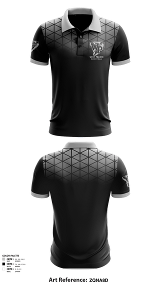 Short Sleeve Performance Polo, West Prairie Senior High School Basketball, Women's Basketball, Teamtime, Team time, sublimation, custom sports apparel, team uniforms, spirit wear, spiritwear, sports uniforms, custom shirts, team store, custom team store, fundraiser sports, apparel fundraiser