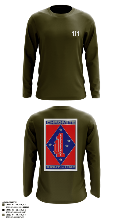 Hades 3421841 Long Sleeve Performance Shirt - 154