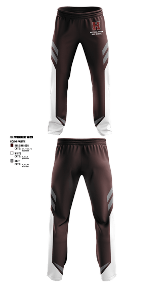 Sweatpants, Havana Junior High School, Spirit Store, Teamtime, Team time, sublimation, custom sports apparel, team uniforms, spirit wear, spiritwear, sports uniforms, custom shirts, team store, custom team store, fundraiser sports, apparel fundraiser