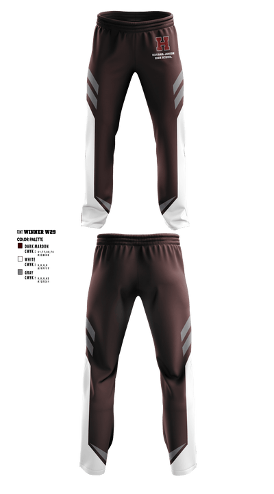 Havana Junior High School 76387638 Sweatpants - 1