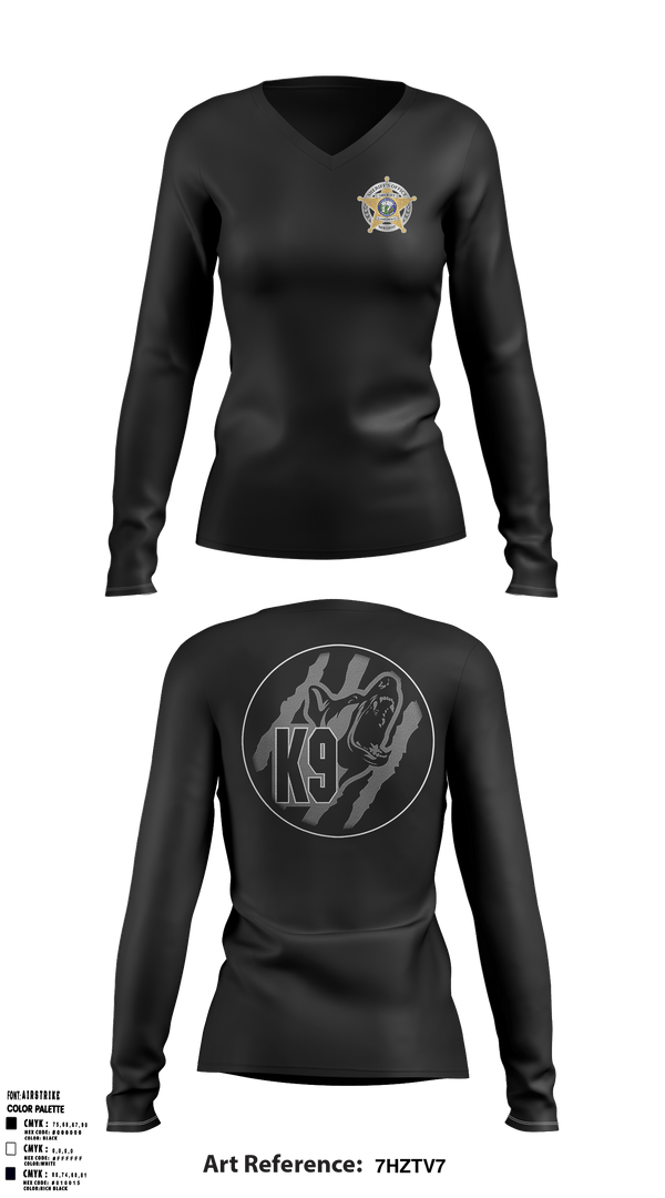 Women's Long Sleeve Vneck Shirt, , , Teamtime, Team time, sublimation, custom sports apparel, team uniforms, spirit wear, spiritwear, sports uniforms, custom shirts, team store, custom team store, fundraiser sports, apparel fundraiser