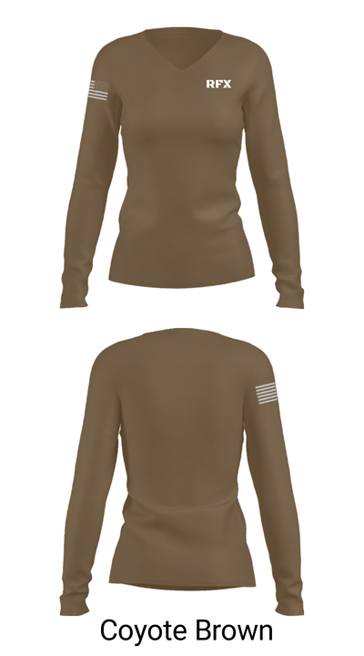 RFX 29277029 Women's Long Sleeve V-neck Shirt - 38