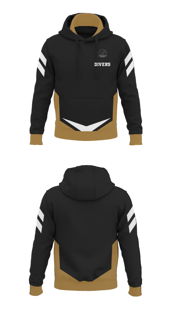 Hoodie, Divers, Football, Teamtime, Team time, sublimation, custom sports apparel, team uniforms, spirit wear, spiritwear, sports uniforms, custom shirts, team store, custom team store, fundraiser sports, apparel fundraiser