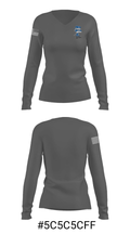 Gladbrook Reinbeck High School Golf 42018722 Women's Long Sleeve V-neck Shirt - 34