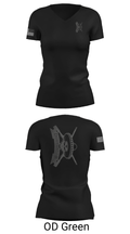Delta Company 1-200INF BN 51320314 Women's Short Sleeve V-neck Shirt - 22