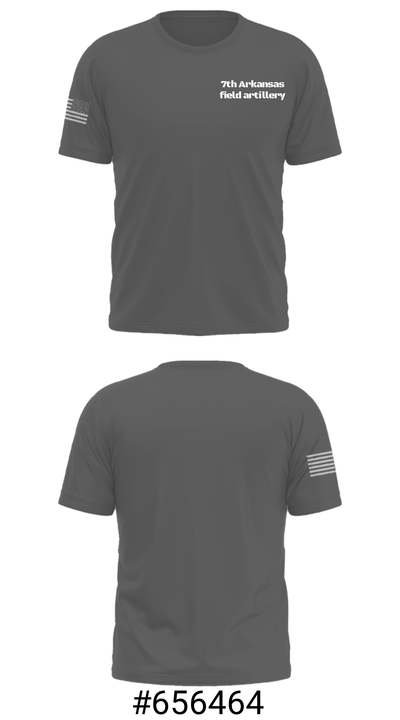 7th Arkansas field artillery 57329090 Short Sleeve Performance Shirt - 30