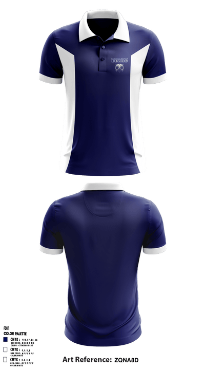 Mammoth Spring High School 96477441 Short Sleeve Performance Polo - 1
