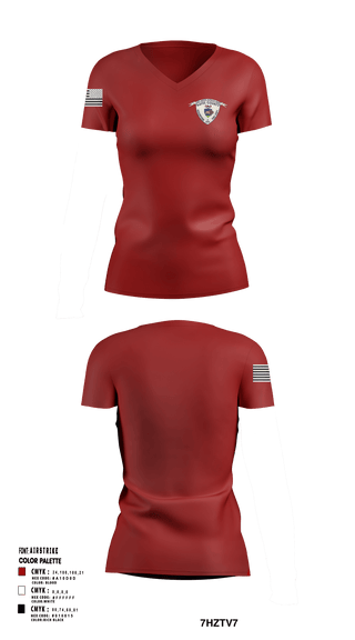 Women's Short Sleeve Vneck Shirt, , Fire Department, Teamtime, Team time, sublimation, custom sports apparel, team uniforms, spirit wear, spiritwear, sports uniforms, custom shirts, team store, custom team store, fundraiser sports, apparel fundraiser