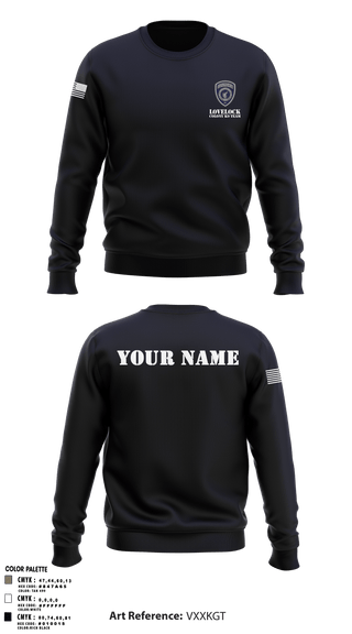 Crew Neck Sweatshirt, , Police, Teamtime, Team time, sublimation, custom sports apparel, team uniforms, spirit wear, spiritwear, sports uniforms, custom shirts, team store, custom team store, fundraiser sports, apparel fundraiser