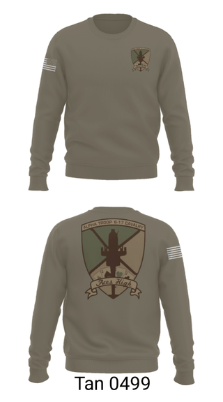 Crew Neck Sweatshirt, , Army, Teamtime, Team time, sublimation, custom sports apparel, team uniforms, spirit wear, spiritwear, sports uniforms, custom shirts, team store, custom team store, fundraiser sports, apparel fundraiser