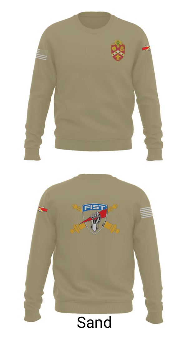 Crew Neck Sweatshirt, , Army, Teamtime, Team time, sublimation, custom sports apparel, team uniforms, spirit wear, spiritwear, sports uniforms, custom shirts, team store, custom team store, fundraiser sports, apparel fundraiser