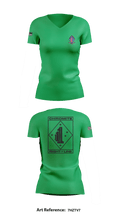V1/1 23142041 Women's Long Sleeve V-neck Shirt - 91