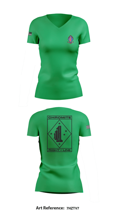 V1/1 23142041 Women's Long Sleeve V-neck Shirt - 91