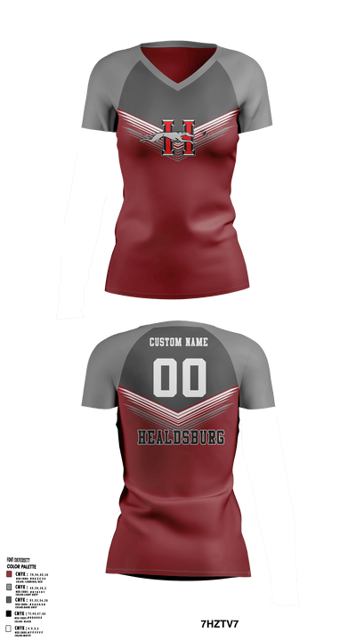 Greyhounds Badminton 55285916 Women's Short Sleeve V-neck Shirt - 37