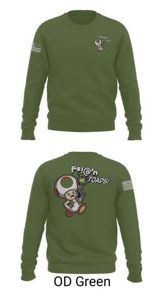 Crew Neck Sweatshirt, , Army, Teamtime, Team time, sublimation, custom sports apparel, team uniforms, spirit wear, spiritwear, sports uniforms, custom shirts, team store, custom team store, fundraiser sports, apparel fundraiser