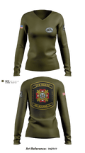 VFW Post 8191 13144984 Women's Long Sleeve V-neck Shirt - 5