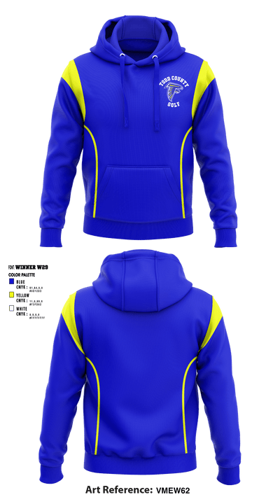 Todd County High School Golf 94102364 Hoodie - 2