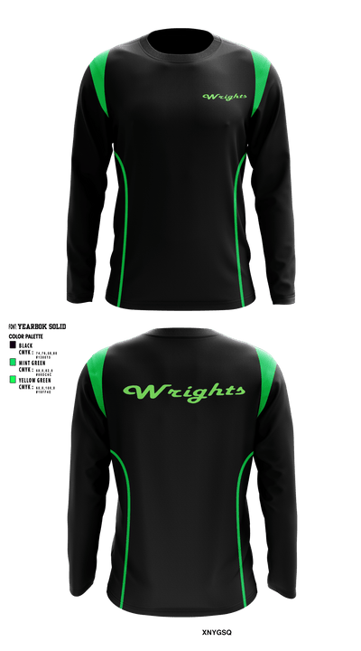 Wrights road service 5089567 Long Sleeve Performance Shirt - 1