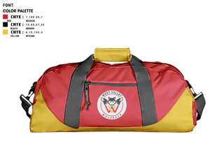 Duffle Bag, West Valley High School Volleyball, Women's Volleyball, Teamtime, Team time, sublimation, custom sports apparel, team uniforms, spirit wear, spiritwear, sports uniforms, custom shirts, team store, custom team store, fundraiser sports, apparel fundraiser