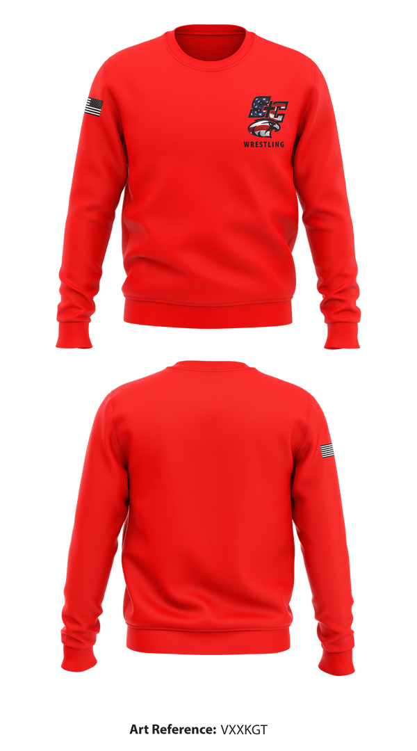 Crew Neck Sweatshirt, Santiam Christian School Wrestling, Wrestling, Teamtime, Team time, sublimation, custom sports apparel, team uniforms, spirit wear, spiritwear, sports uniforms, custom shirts, team store, custom team store, fundraiser sports, apparel fundraiser