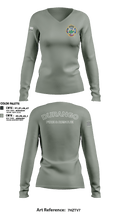 Durango Fire Protection District 71199400 Women's Long Sleeve V-neck Shirt - 5