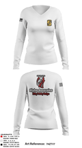 NWI ROTC 90860810 Women's Long Sleeve V-neck Shirt - 2