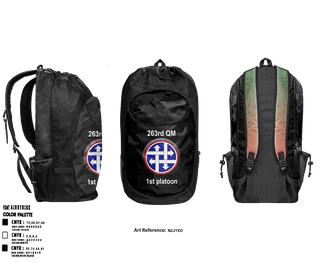 Gear Bag, 263rd QM, Army, Teamtime, Team time, sublimation, custom sports apparel, team uniforms, spirit wear, spiritwear, sports uniforms, custom shirts, team store, custom team store, fundraiser sports, apparel fundraiser